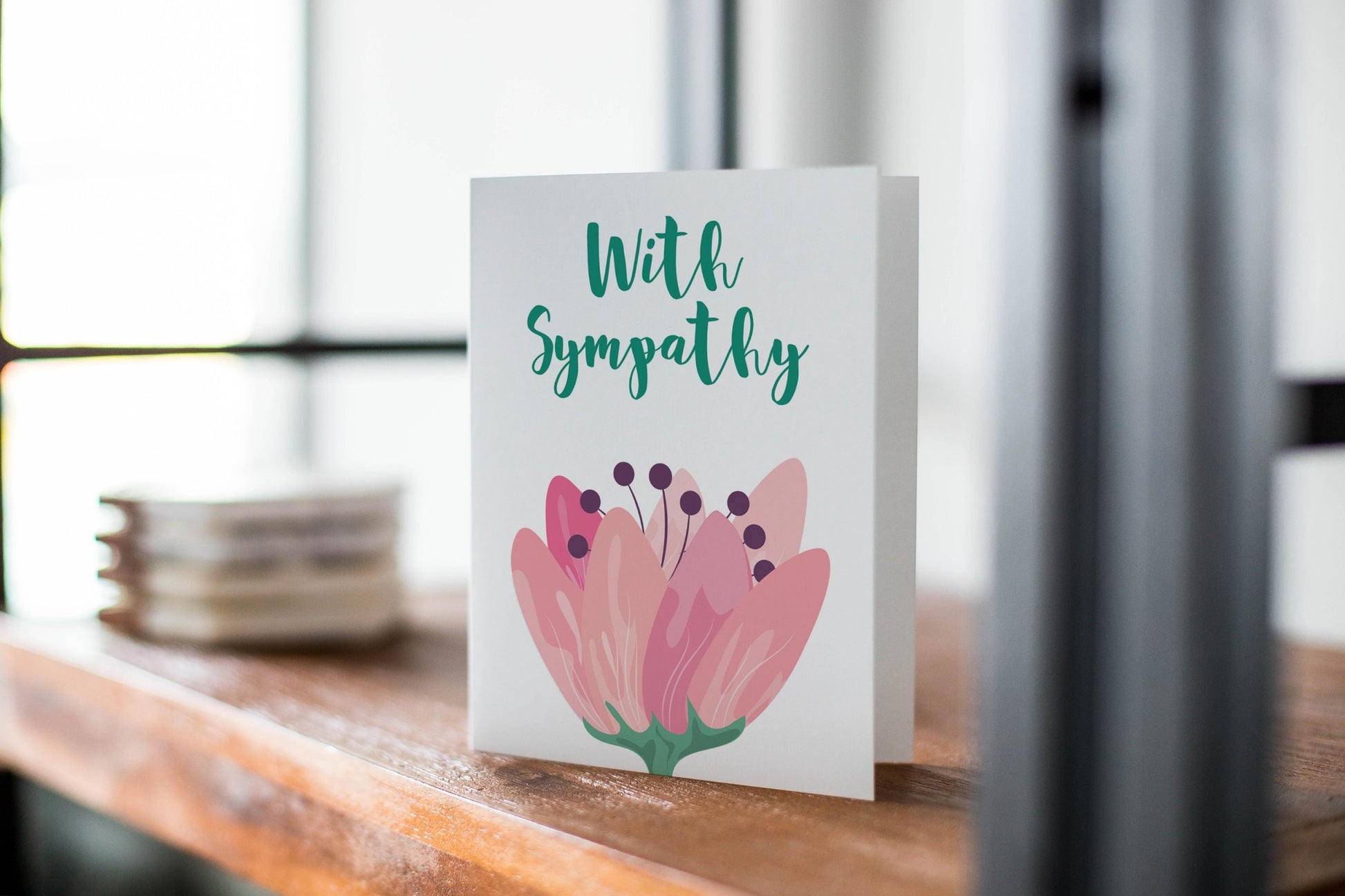 With Sympathy.