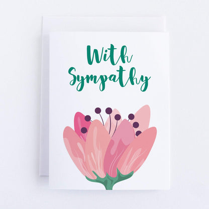 With Sympathy.