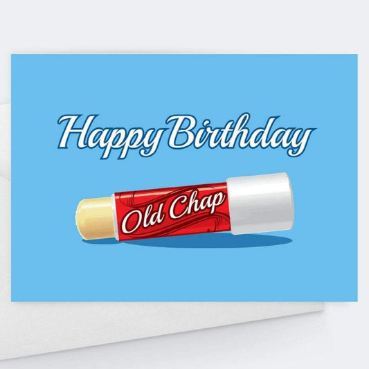 Happy Birthday Old Chap Greeting Card.