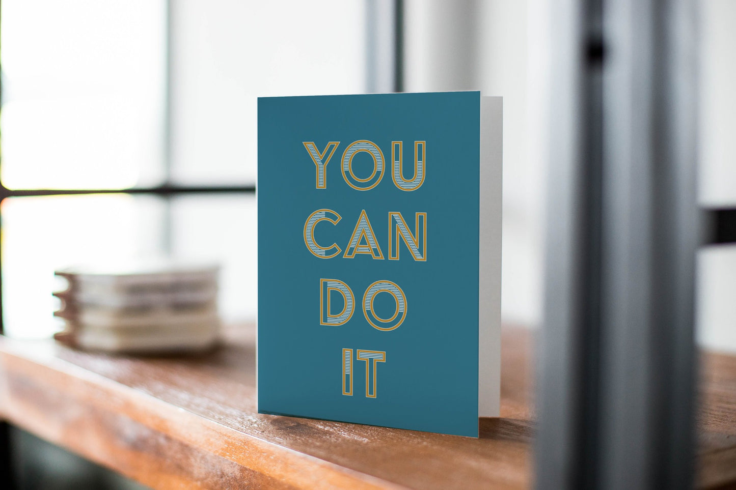 You can do it!: Encouragement Greeting Card.