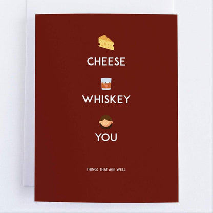 Aged Well Adult Birthday Greeting Card.