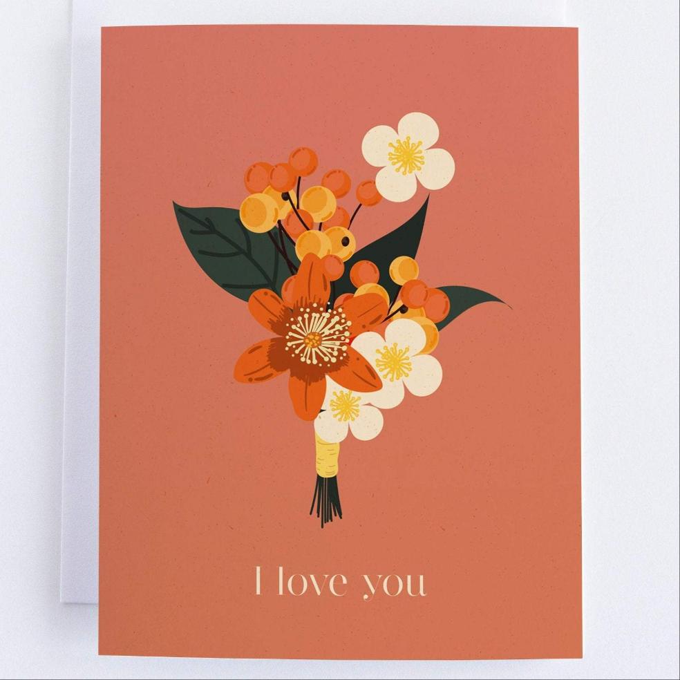 I Love You - Anniversary - Love And Romance Greeting Card.
