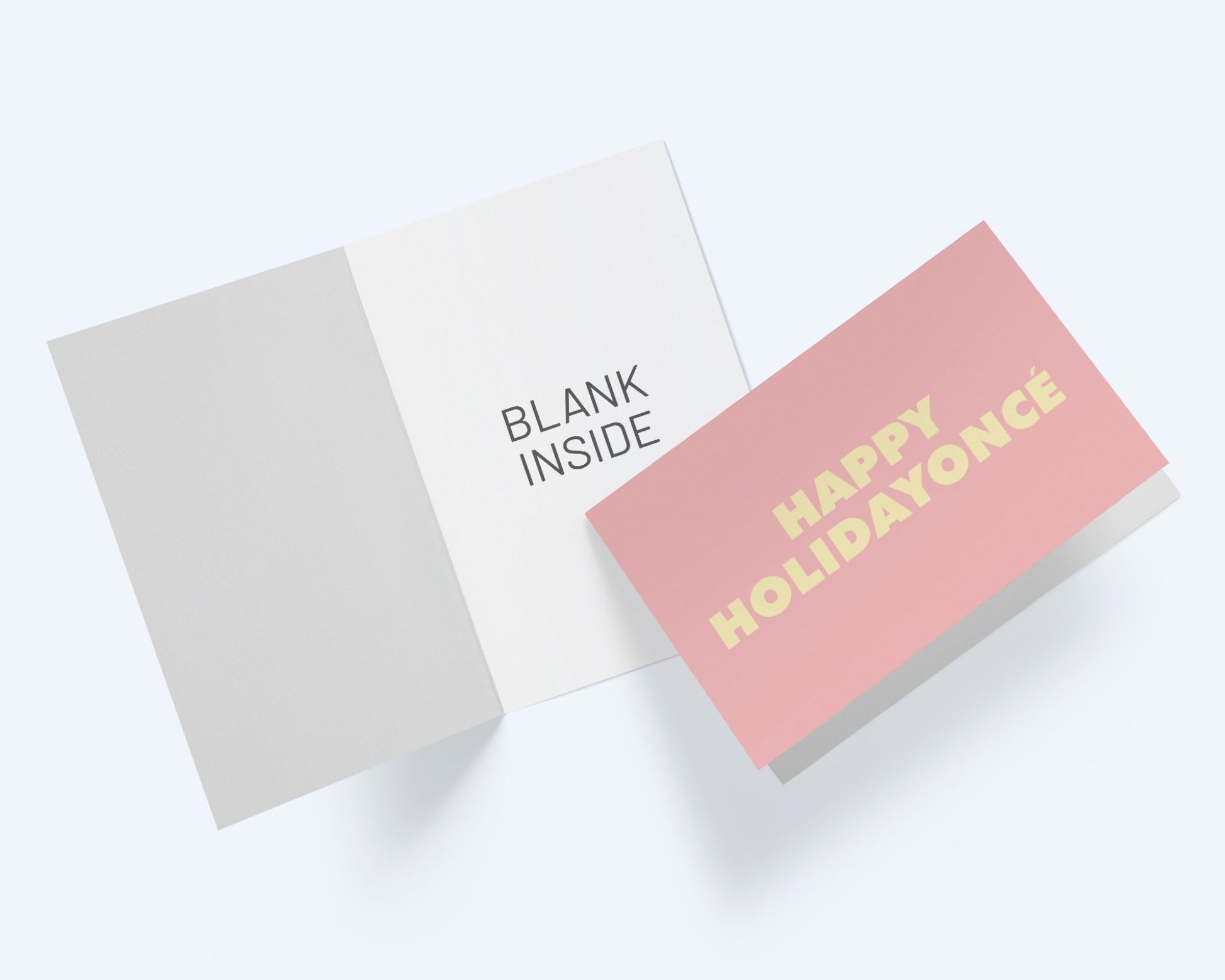 Happy Holidayonce - Beyonce Happy Holidays Greeting Card.