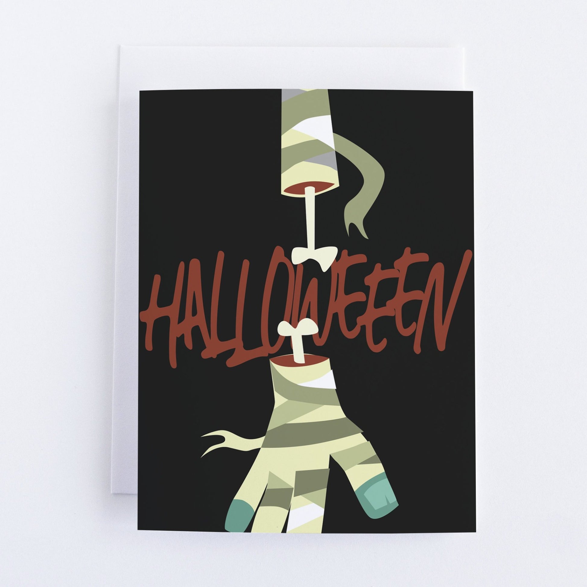 Personalized Happy Halloween Card.