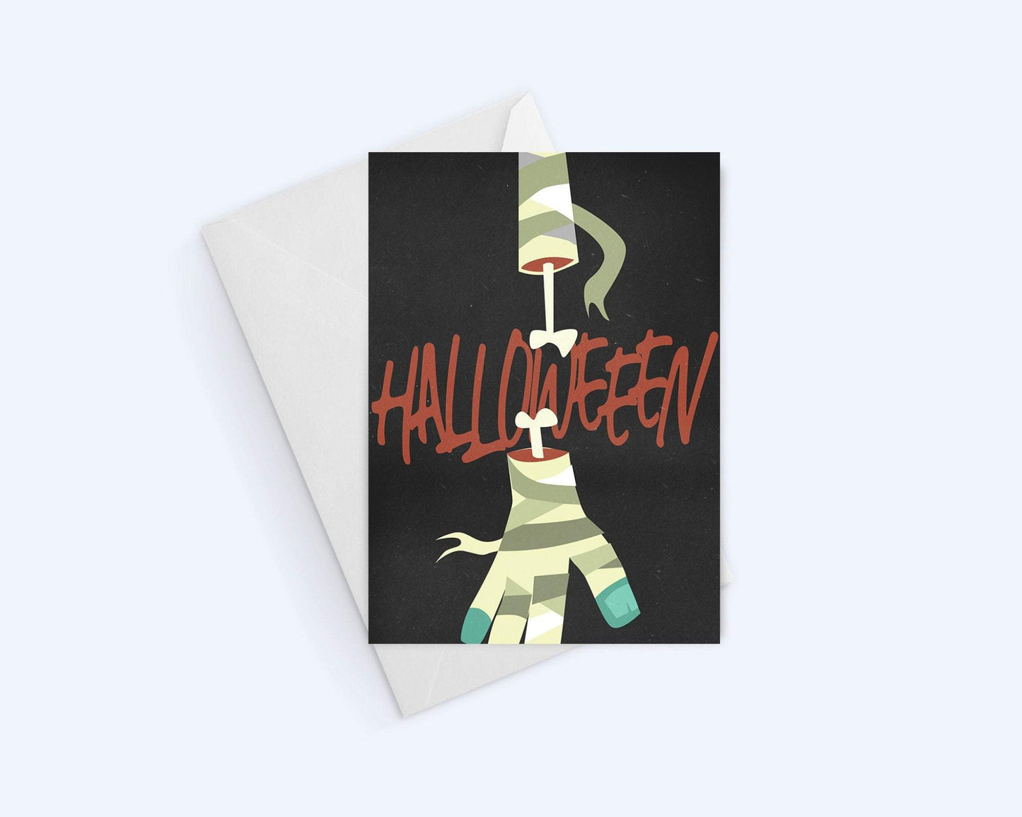 Personalized Happy Halloween Card.