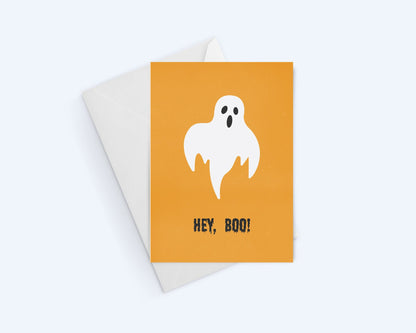 Happy Halloween Card: Hey Boo To You!!.