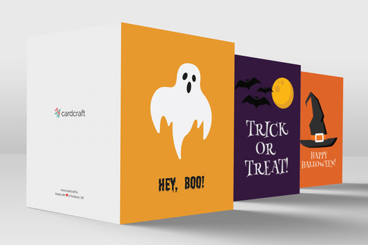 Happy Halloween 2020 Cards Bundle: Pack of 5.