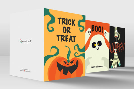Happy Halloween Cards Bundle: Pack of 5.