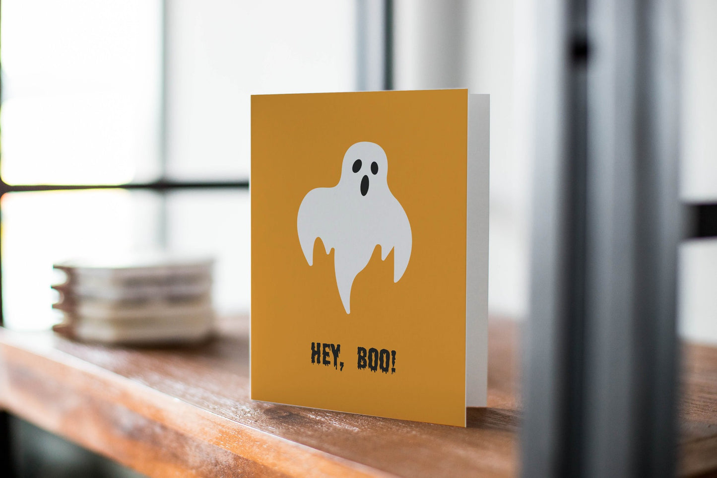 Happy Halloween Card: Hey Boo To You!!.