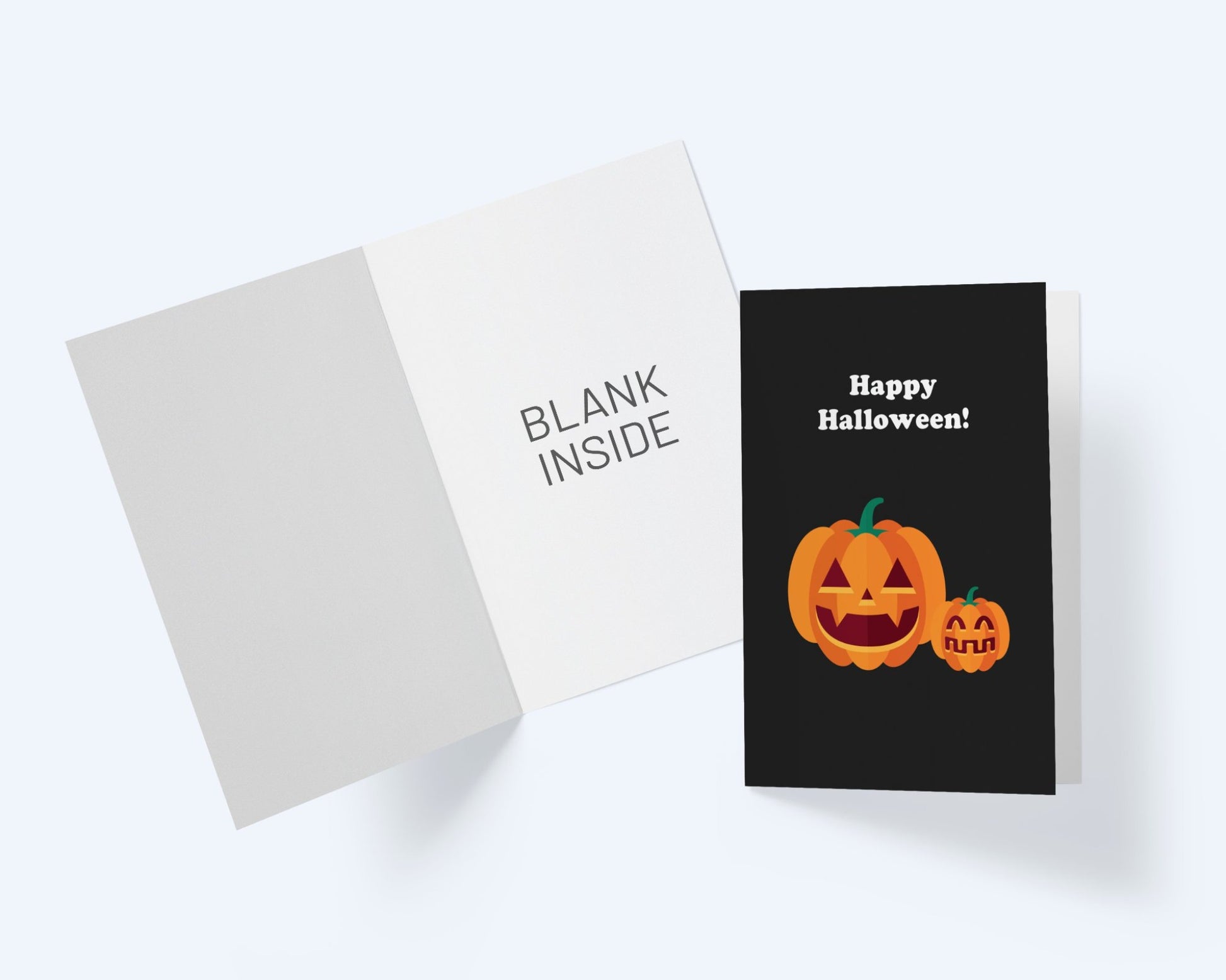 Pumpkin Happy Halloween Greeting Card.