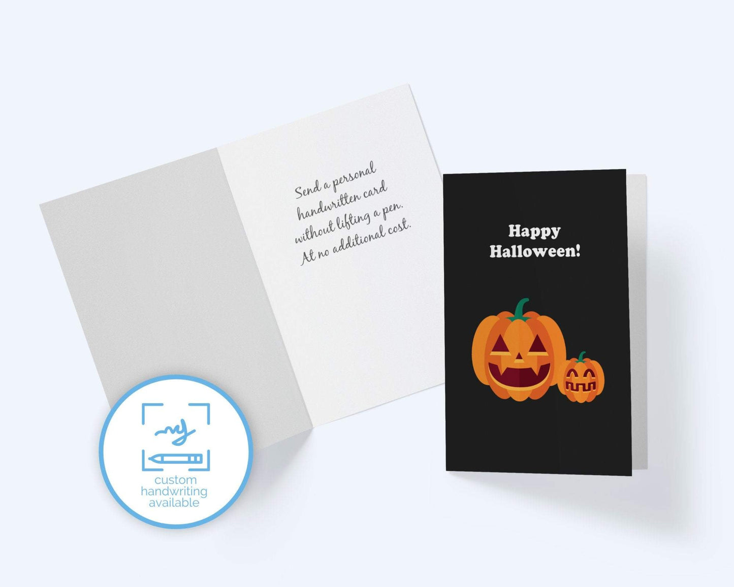 Pumpkin Happy Halloween Greeting Card.