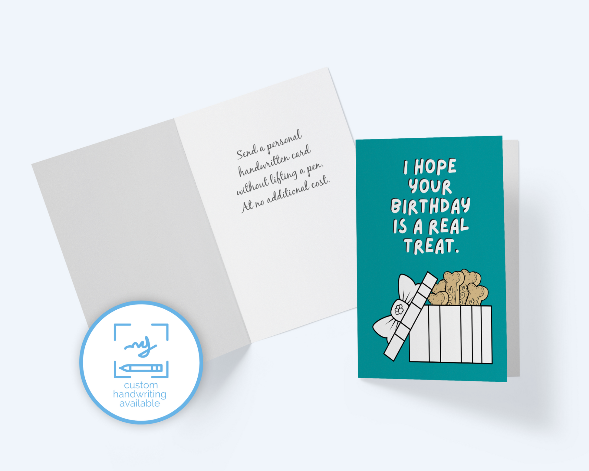 Birthday Greeting Card: I Hope Your Birthday Is A Real Treat.