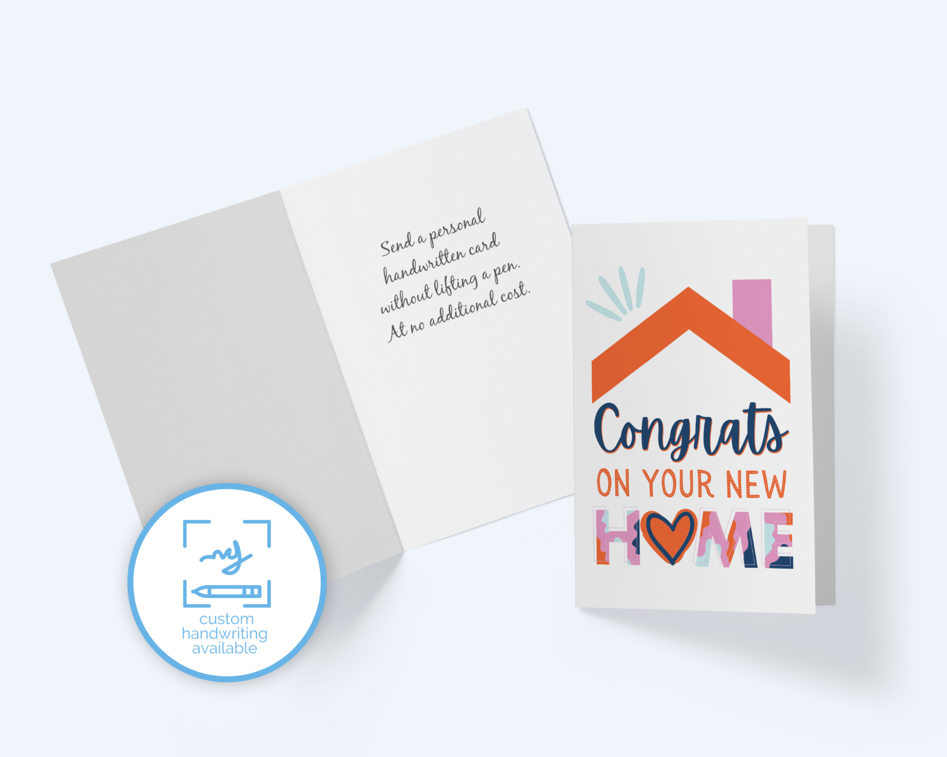 Congats On Your New Home Greeting Card For Housewarming, Note Card For New Home.