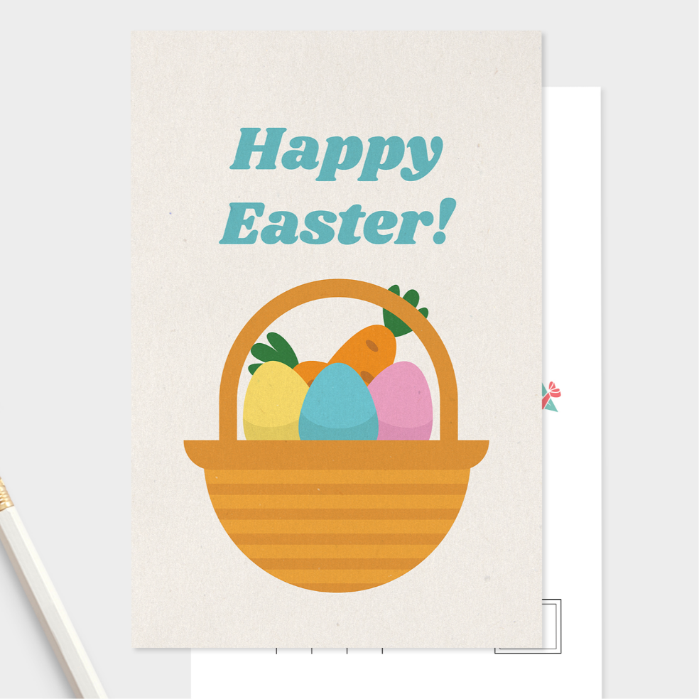 Happy Easter Postcard Bundle: Pack Of 5 Or 10 Postcards.