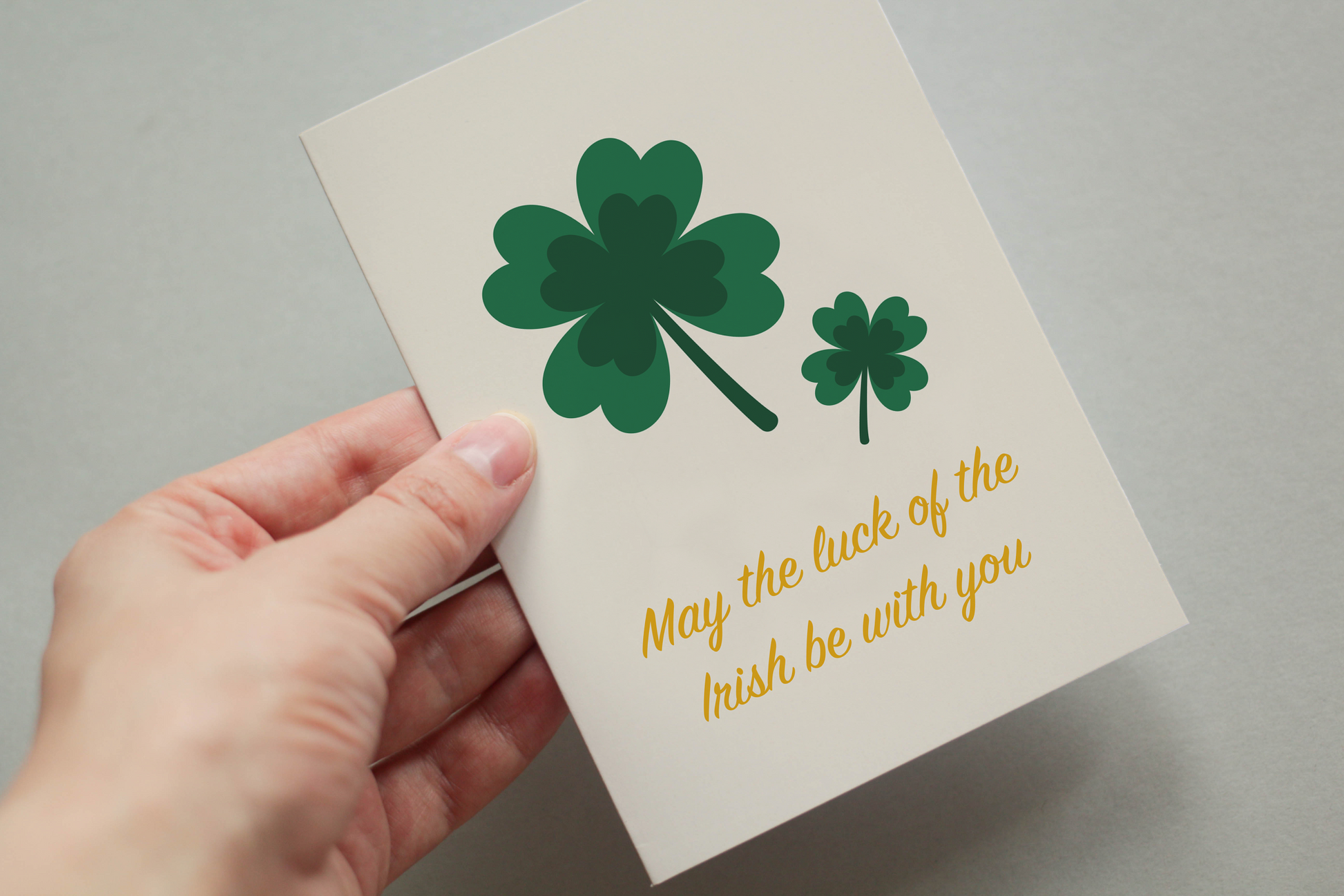 Just Got Lucky St Patrick's Day Postcard Bundle - Pack Of 5 Or 10.