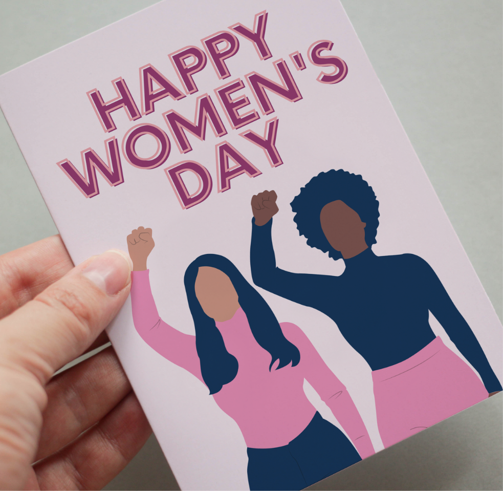 Solidarity Women's Day Postcard Pack Of 5 Or 10.