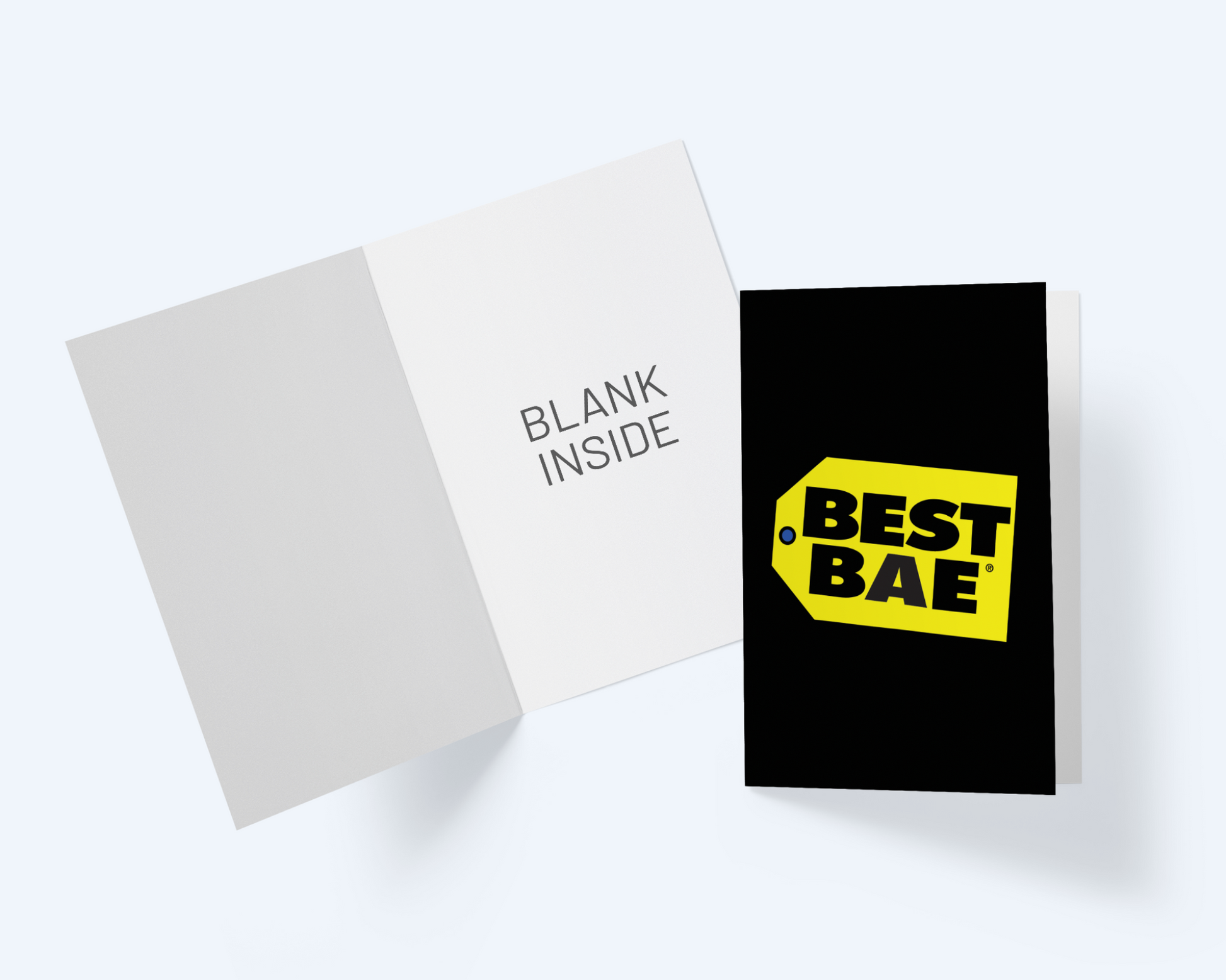 Best Bae - Greeting Card For Bae - Love And Romance Anniversary Greeting Card.