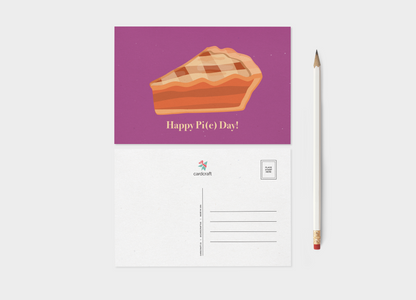 Happy Pi Day; Piece of Pi Postcard Bundle; Pack of 5 Or 10 Postcards.