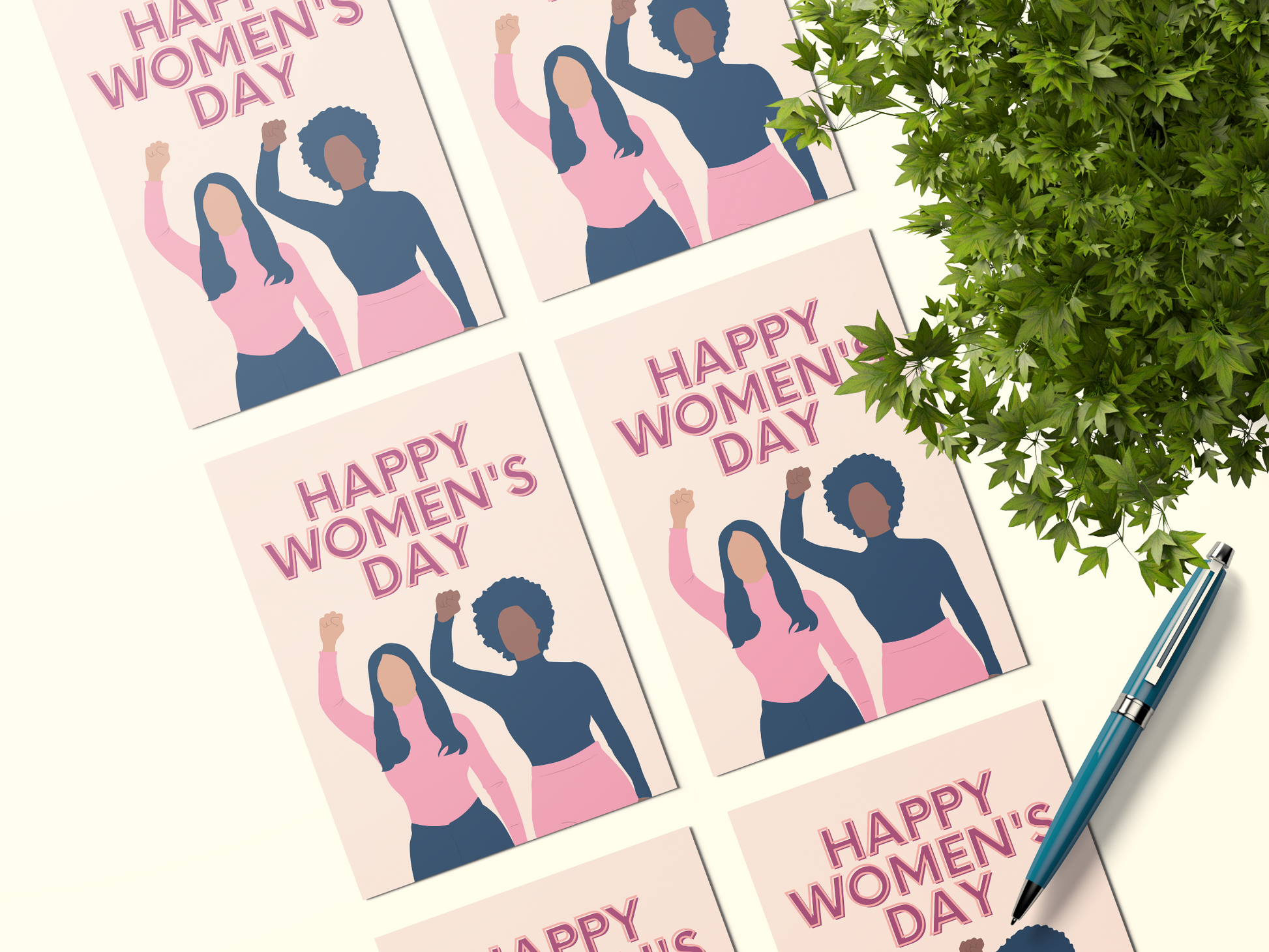 Solidarity Women's Day Postcard Pack Of 5 Or 10.