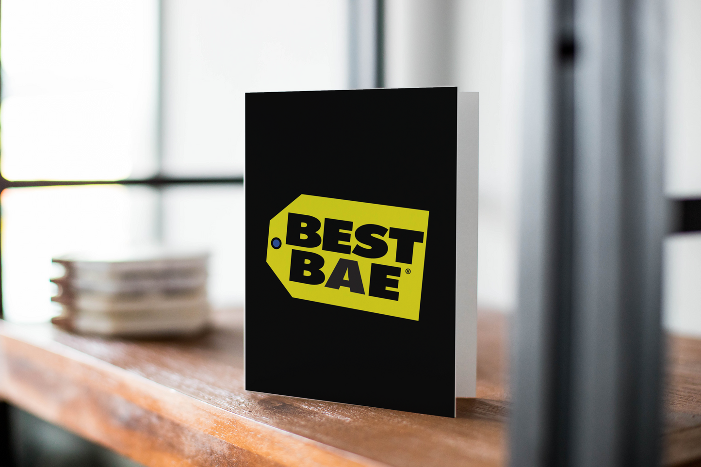 Best Bae - Greeting Card For Bae - Love And Romance Anniversary Greeting Card.