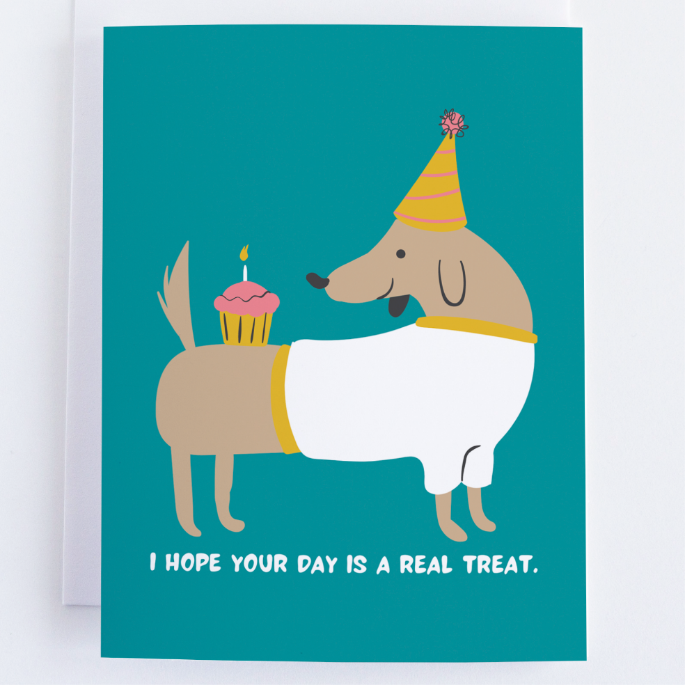 Birthday Greeting Card For Dog Lovers.