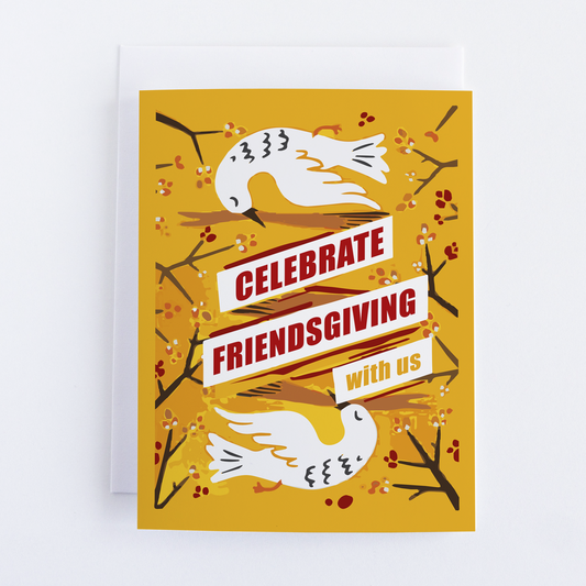 Friendsgiving Invitation, Stationary Invitations To Friendsgiving: Invitation Note Cards.