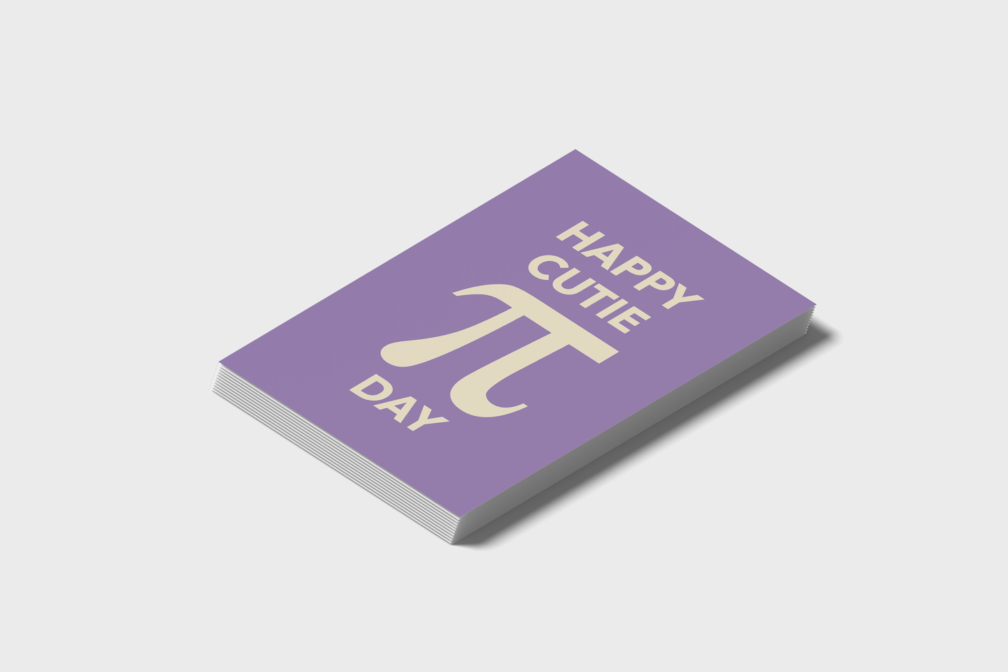Happy Cutie Pi Day Postcard Bundle: Pack Of 5 or 10 Postcards..