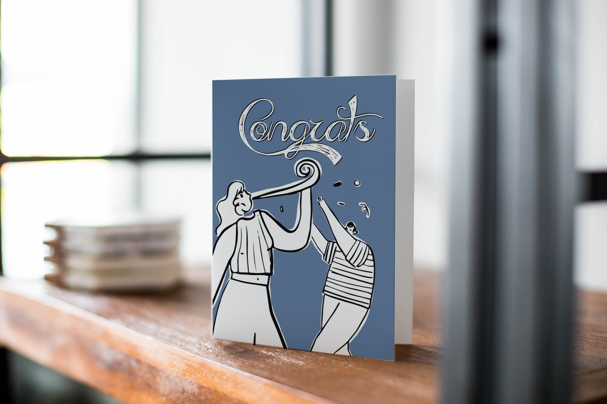 Congrats, Congratulations Card Greeting Card.