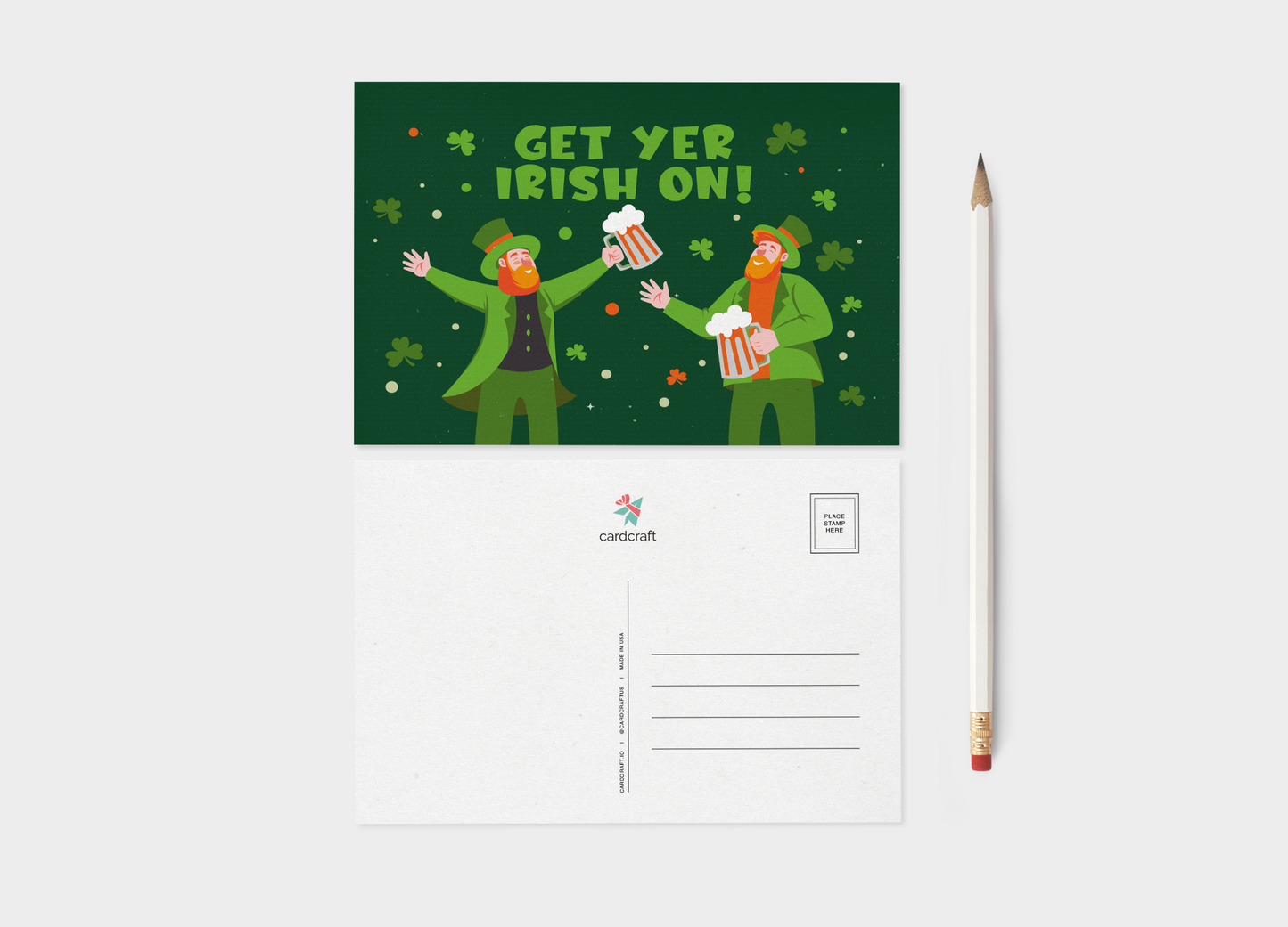 Get Yer Irish On! Postcard Bundle: Pack Of 5 or 10 Postcards.