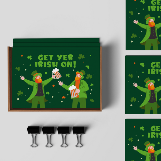 Get Yer Irish On! Postcard Bundle: Pack Of 5 or 10 Postcards.