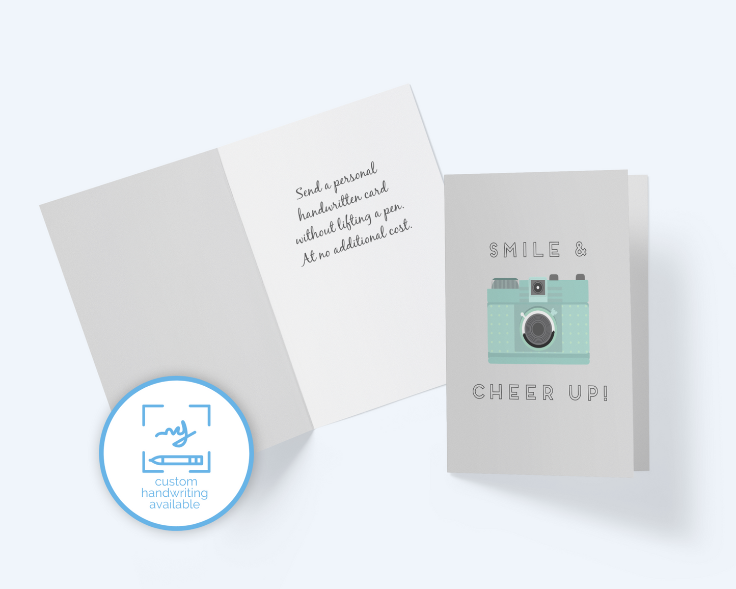 Smile & Cheer Up! - Thinking Of You Greeting Card.
