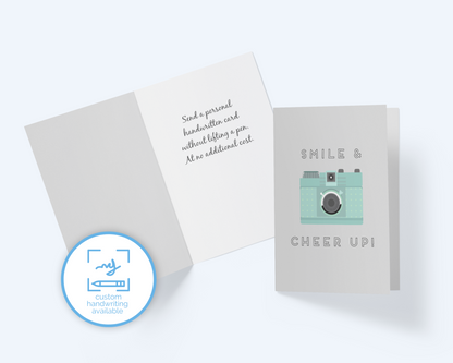 Smile & Cheer Up! - Thinking Of You Greeting Card.