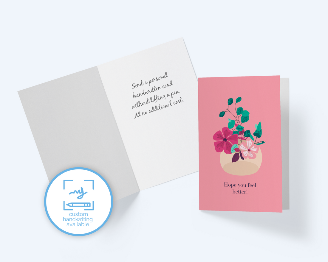 Hope You Feel Better - Get Well Soon Greeting Card – CardCraft