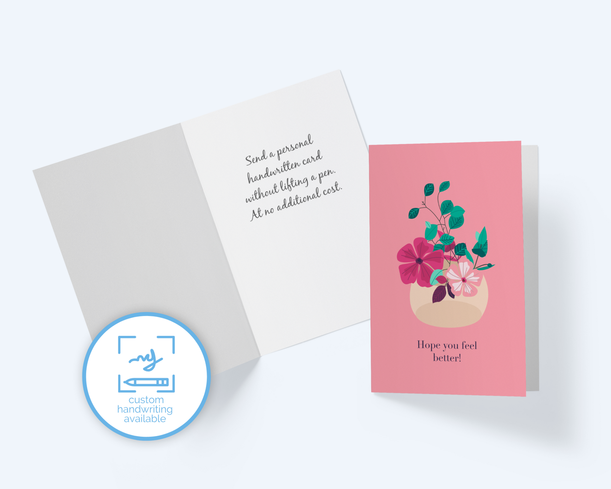 Hope You Feel Better - Get Well Soon Greeting Card.