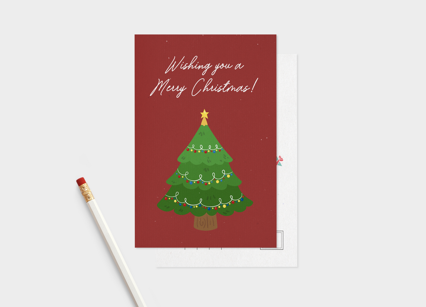 Christmas Wishes Postcards Bundle (5 or 10 Postcards).