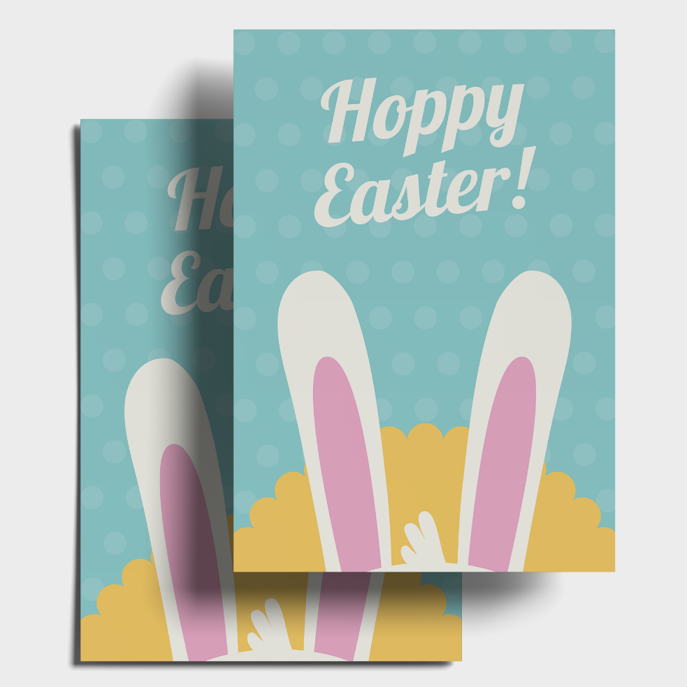 Hoppy Easter Postcard Bundle: Pack Of 5 Or 10 Postcards.