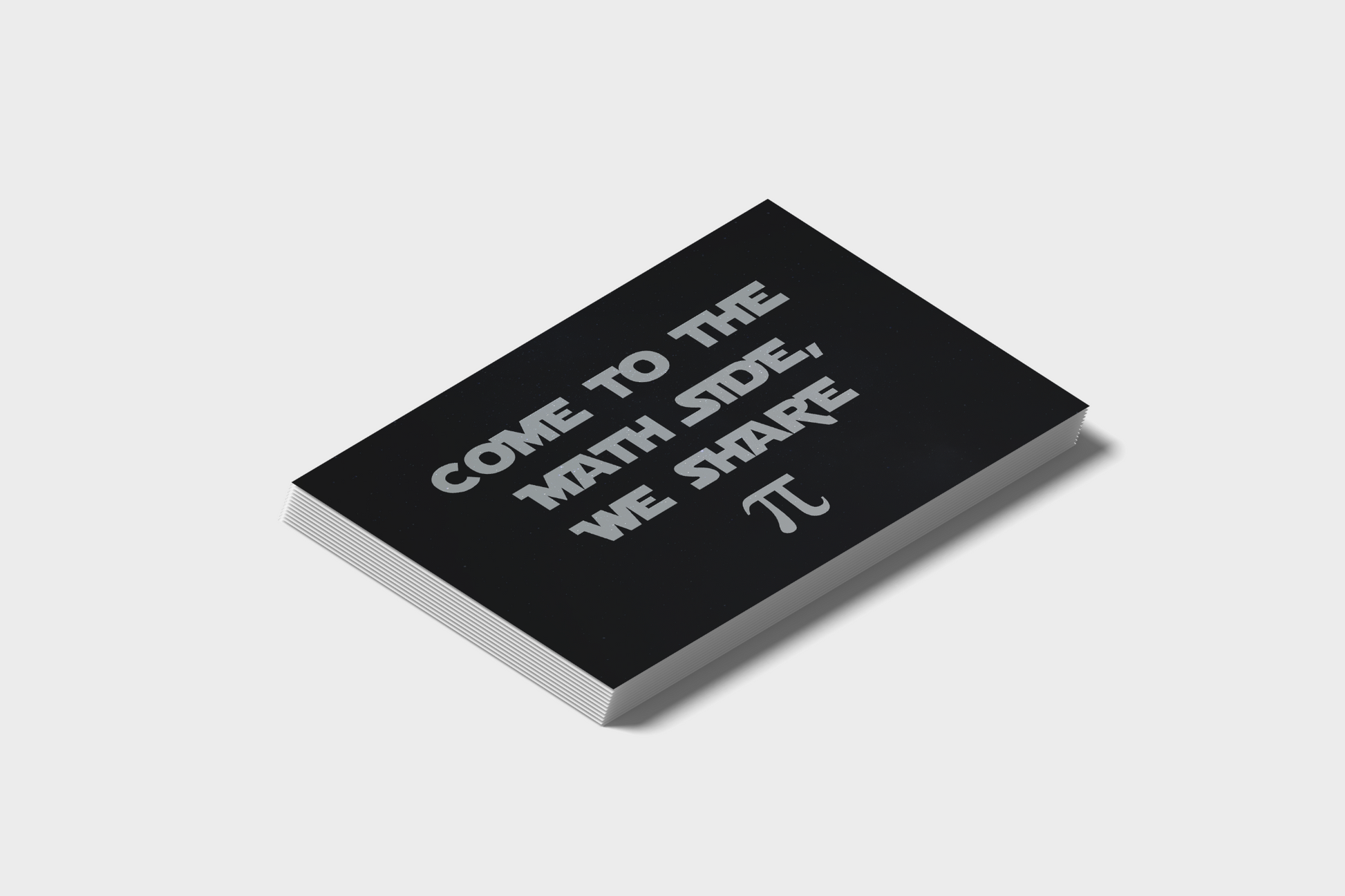 Come To The Math Side, We Share Pi, Postcard Bundle: Pack Of 5 Or 10 Postcards..