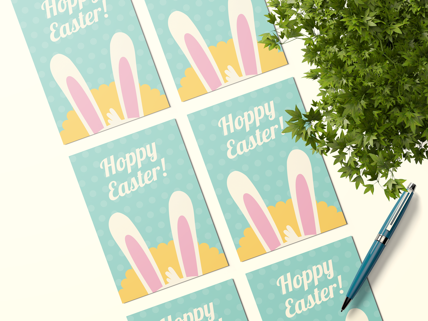 Hoppy Easter Postcard Bundle: Pack Of 5 Or 10 Postcards.
