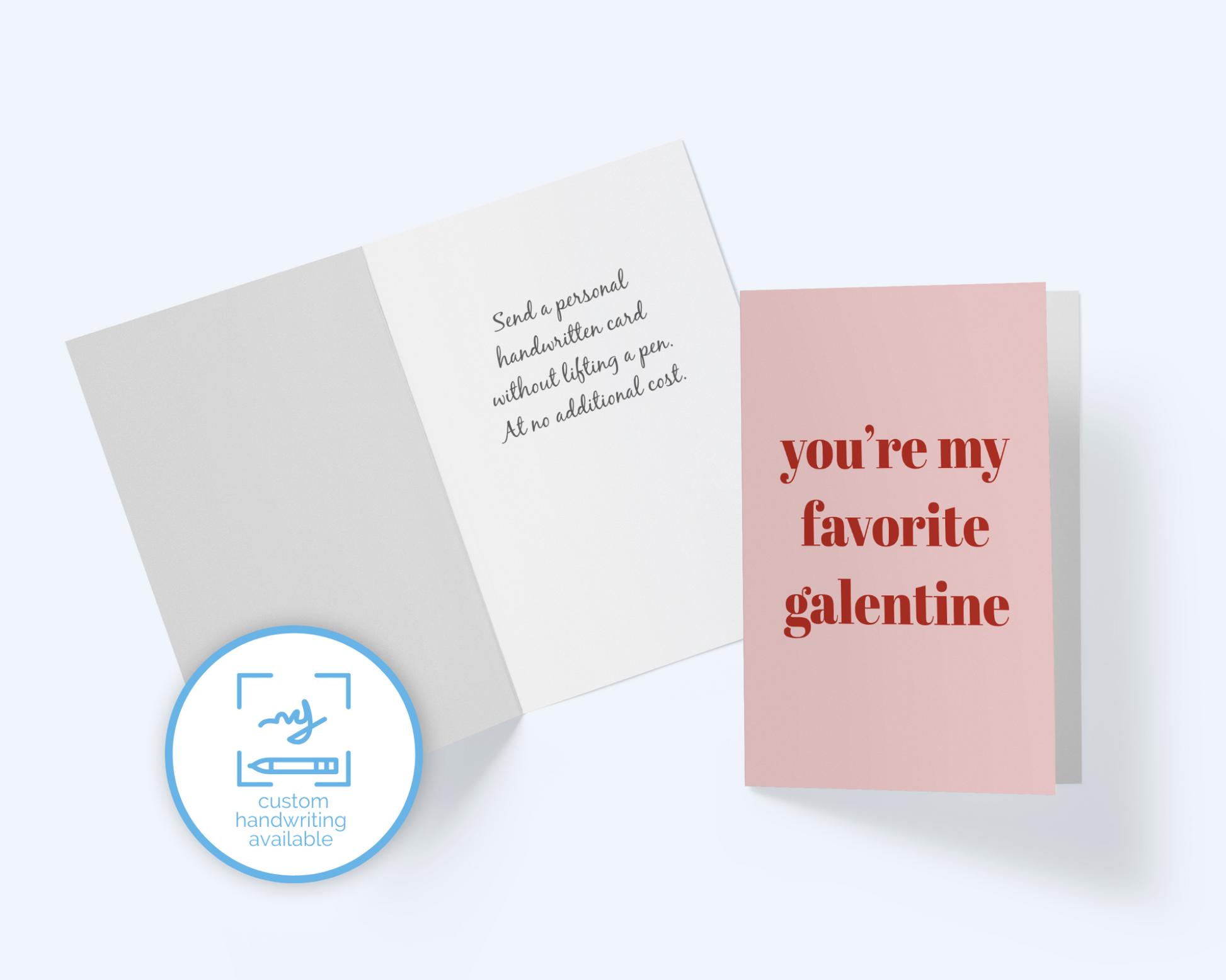 Galentine's Day Greeting Card: You're My Favorite Galentine.