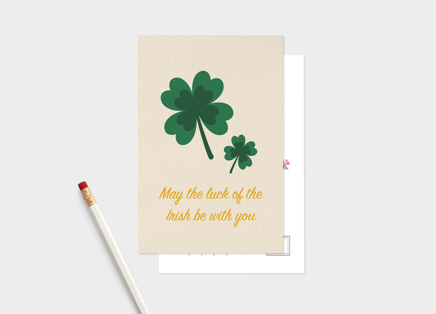 Leprechaun Mischief Postcard Pack of 5 or 10 Postcards.