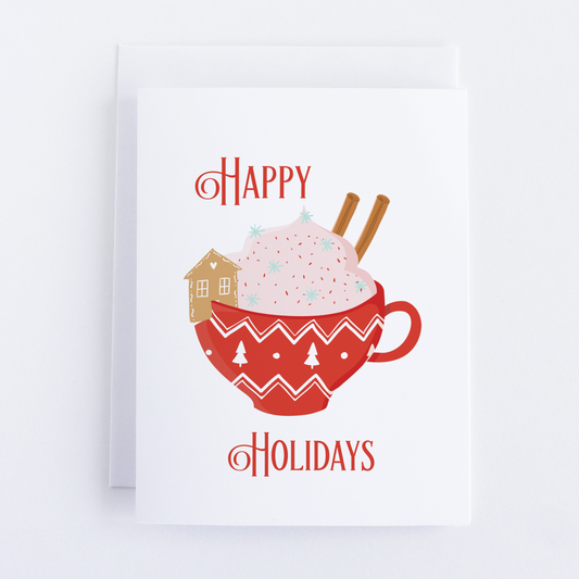 Happy Holidays Greeting Card, Greeting Card For The Holidays.