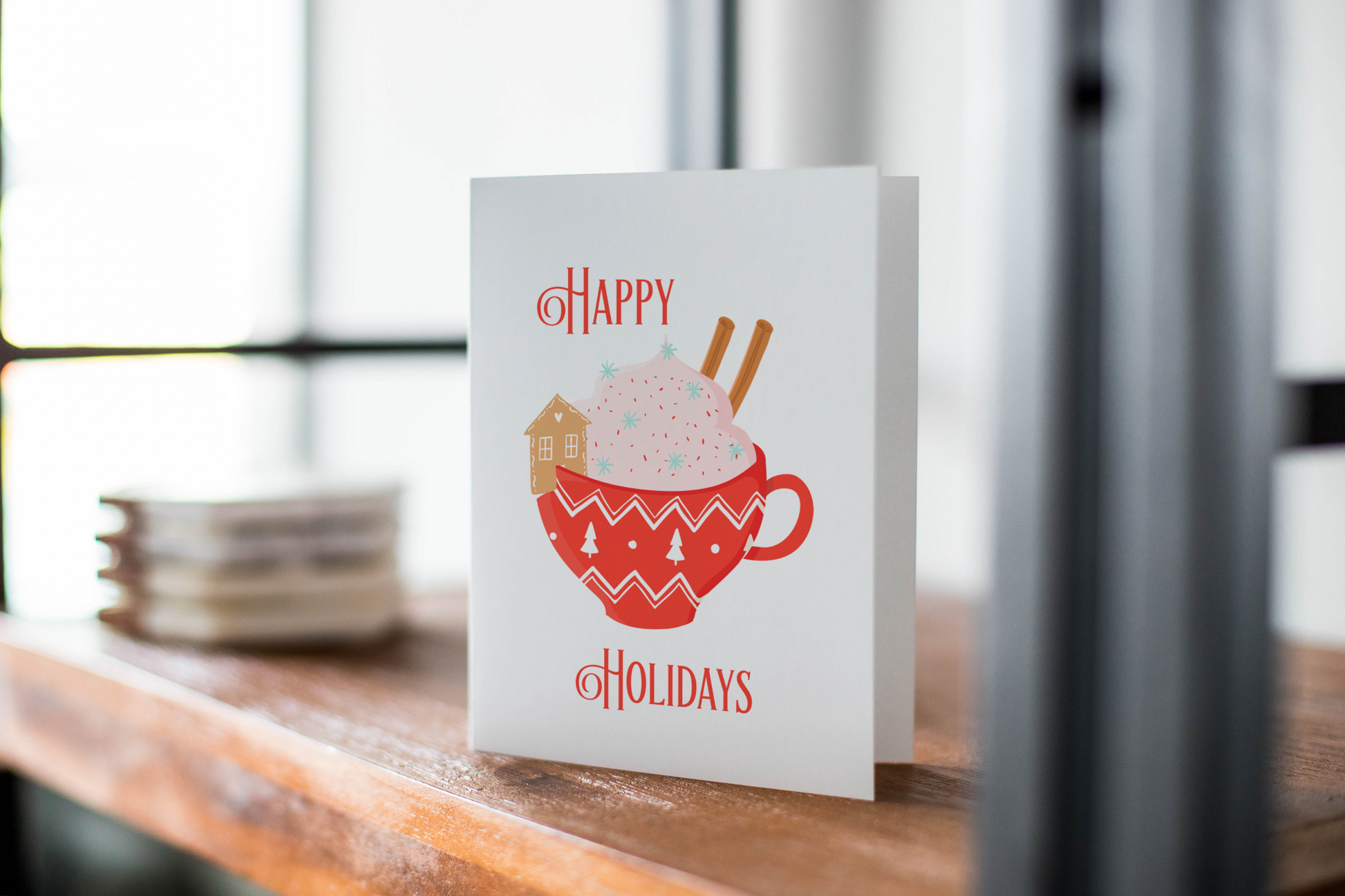 Happy Holidays Greeting Card, Greeting Card For The Holidays.
