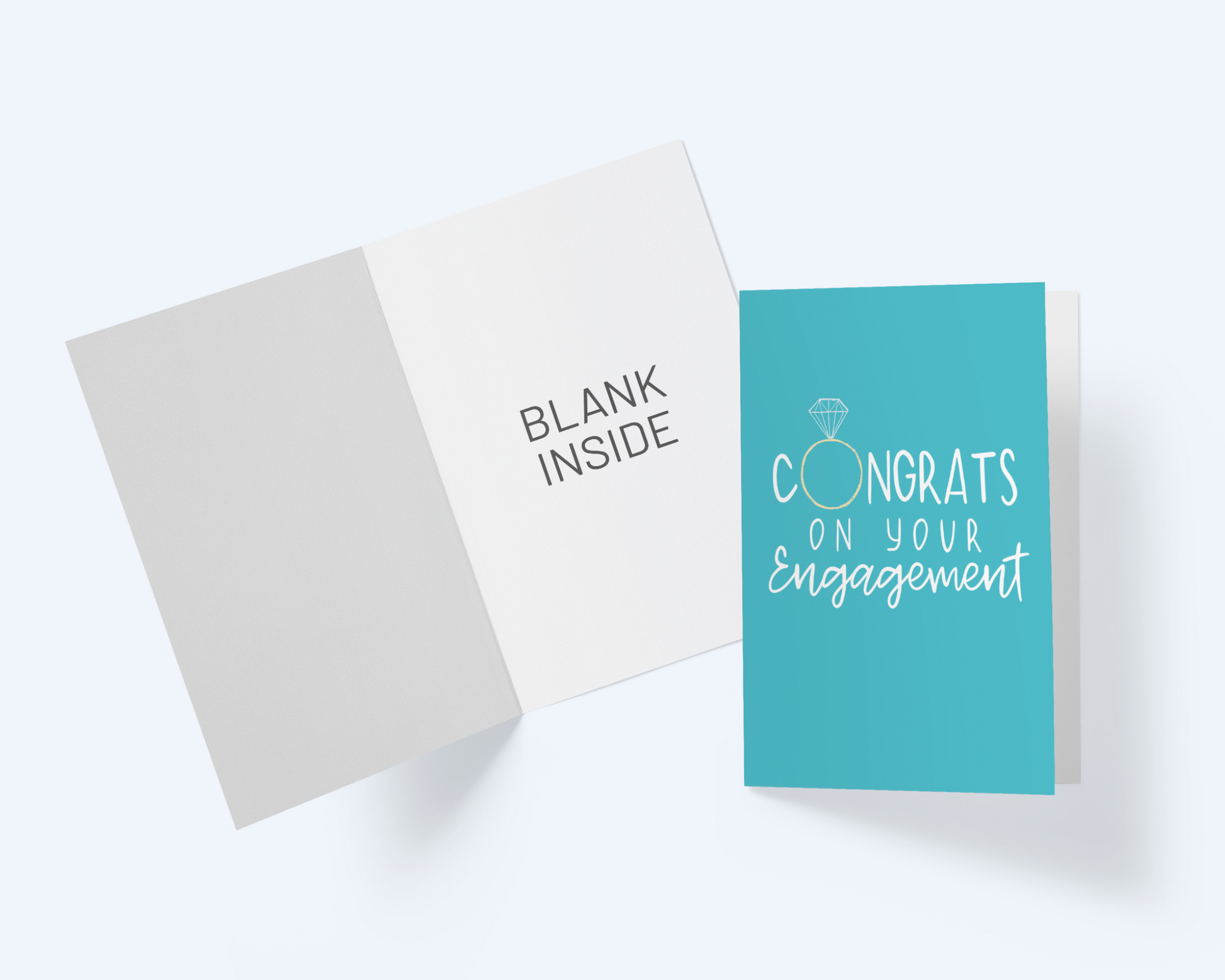 Congratulations Card: Congratulations On Your Engagement, Diamond Ring.