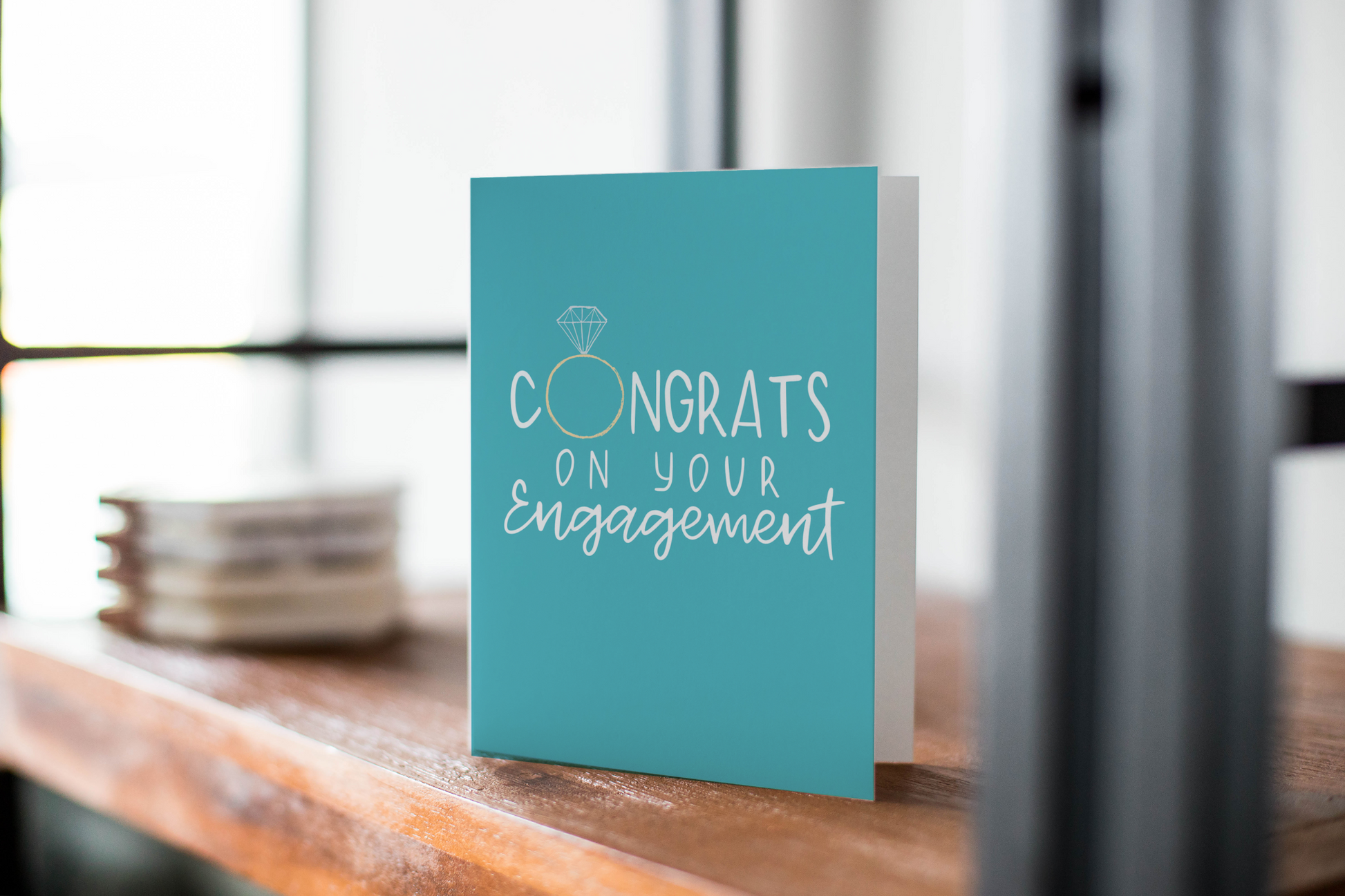 Congratulations Card: Congratulations On Your Engagement, Diamond Ring.