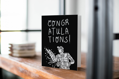 Congratulations Greeting Card: Need For Speed.