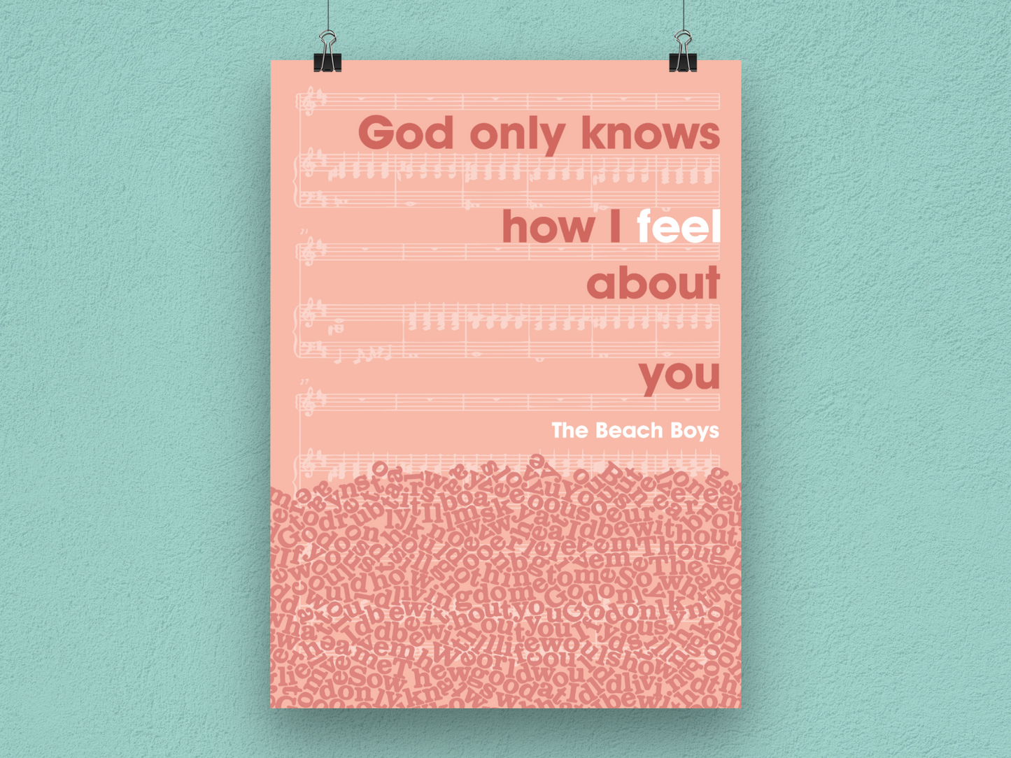 Beach Boys God Only Knows Art Print