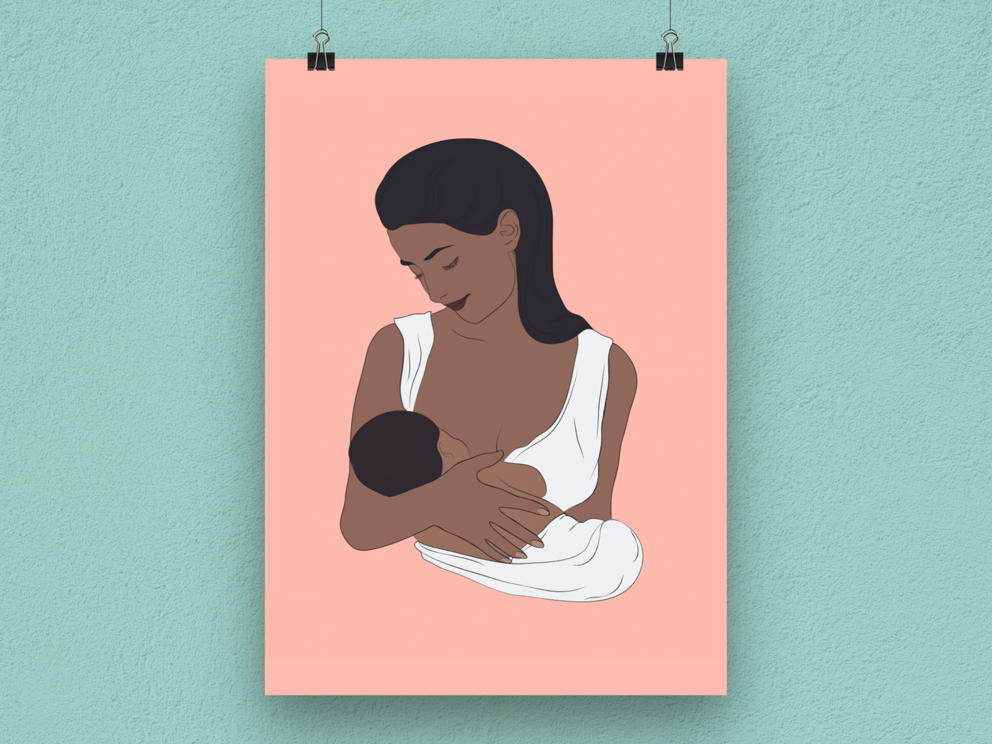 Breastfeeding Art Print