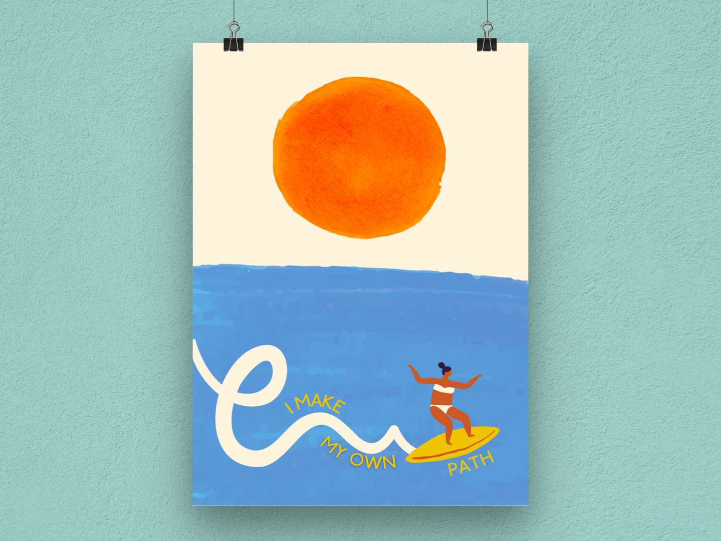 Surfer Art Print
