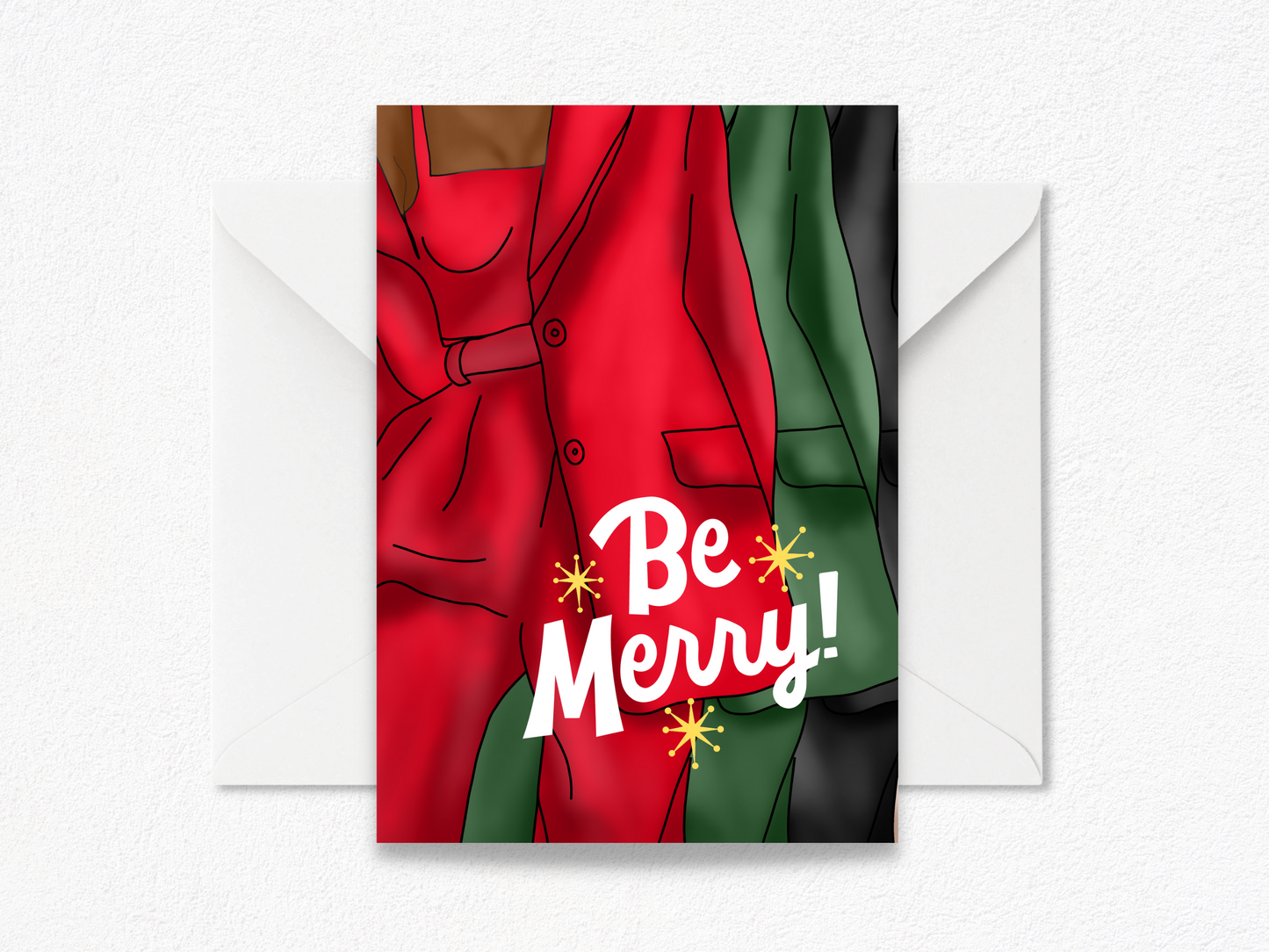 Be Merry - Be A Boss Christmas Card