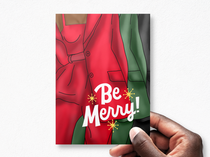 Be Merry - Be A Boss Christmas Card